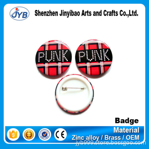 School Uniform badge type custom magnetic name 58mm pin button badge